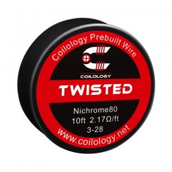 Drut oporowy 10ft Coilology Twisted Spool Wire 4-28ga(1.63ohm)