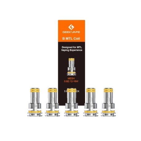 Coils B MTL Series 0.8Ω/1.2Ω (5pcs) - Geekvape