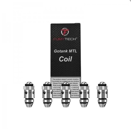 Coils Gotank MTL BVC 0.7/1.8Ω (5pcs) - Fumytech
