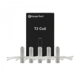 T2 1.8/2.2/2.5Ω Coils (5pcs) - Kangertech