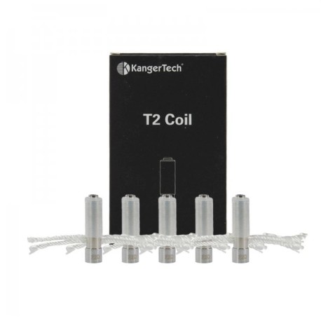 T2 1.8/2.2/2.5Ω Coils (5pcs) - Kangertech