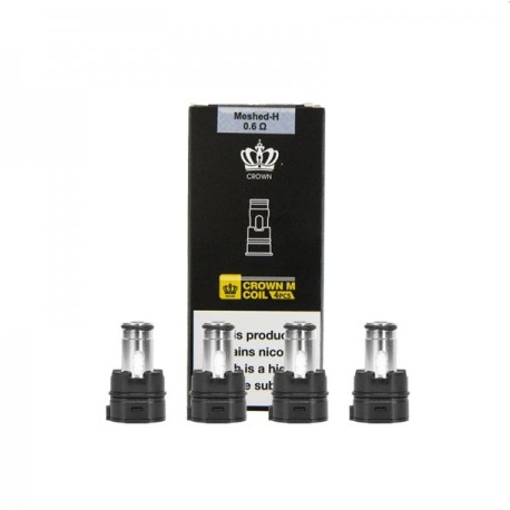 Coils Crown M 0.4/0.8Ω Twin & 0.6Ω Mesh (4pcs) - Uwell