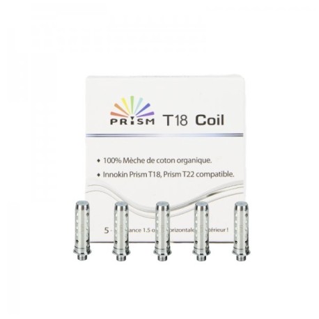 Coils Prism T18 1.5Ω for Endura T18 (5pcs) - Innokin