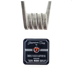 Triple Fused Clapton DL Ni80 0.30Ω New Version (10pcs) - Fumytech