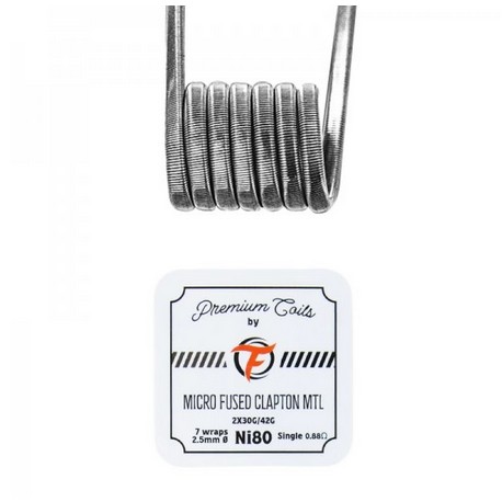 Micro Fused Clapton MTL 0.88Ω New Version (10pcs) - Fumytech