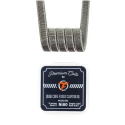 Quad Core Fused Clapton DL Ni80 0.20Ω (10pcs) - Fumytech