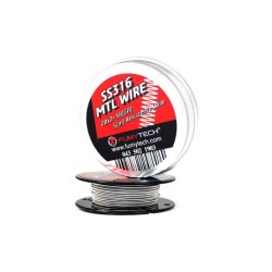 Fused Clapton SS316 MTL Wire ( 28x2Ga+38Ga 5m) - Fumytech