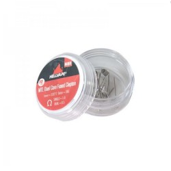 NI80 MTL Dual Core Fused Claptons Coils pre-built (10pcs) - Hellvape