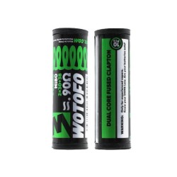 Ni80 Dual Core Fused Clapton 2*30+38G / 0.90Ω (10pcs) - Wotofo