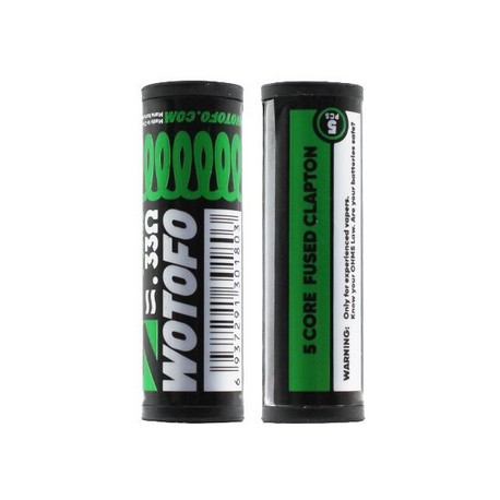 Ni80 5 Core Fused Clapton 5*30+40G / 0.33Ω (5pcs) - Wotofo