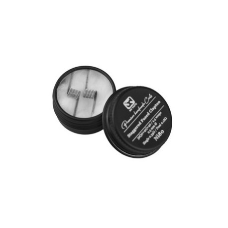 Staggered Fused Clapton Ni80 0.35Ω Handmade (2pcs) - BD Vape