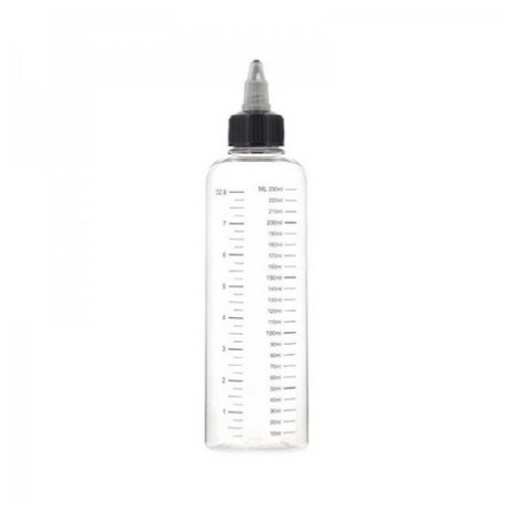 Graduated bottle with measuring cap 230ml