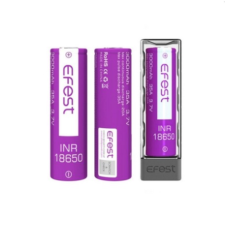 Batteries INR 18650 3000mAh 35A (2pcs) - Efest