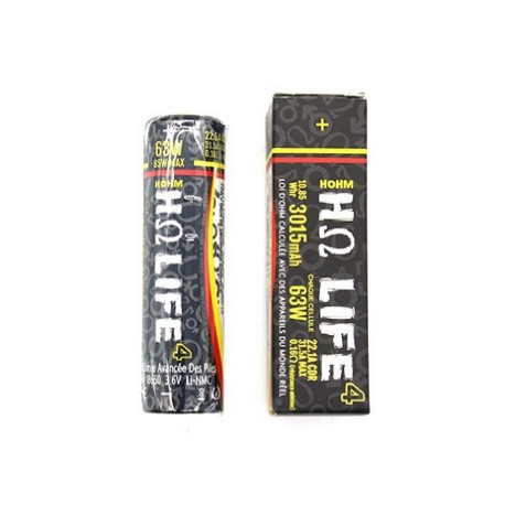 Battery 18650 Hohm Life⁴ 3015mAh - Hohm Tech