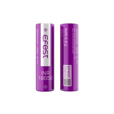 Batteries INR 18650 3500mAh 20A (2pcs) - Efest