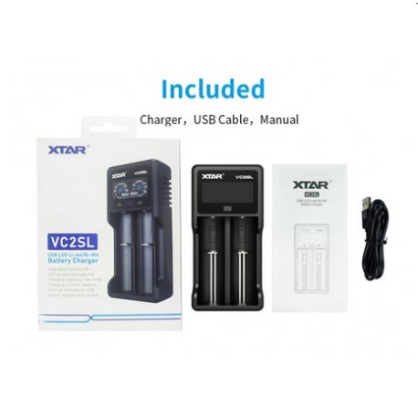 Charger Double Batteries VC2SL - XTAR