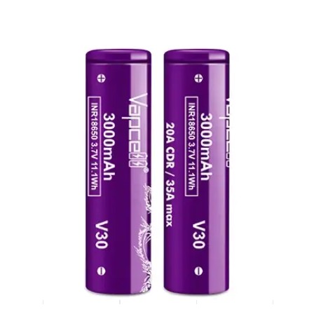 Vapcell V30 INR18650 3000MHA 35A Battery (Pack 2)
