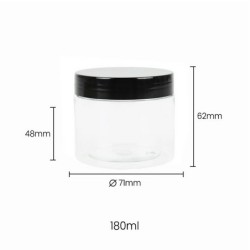 Plastic Storage Box Clear 180ml