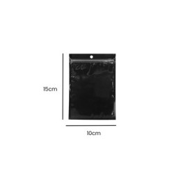 Czarny woreczek strunowy 10x15cm (100 szt.)