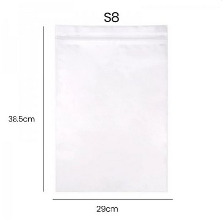 S7 - Wzmocniony woreczek zgrzewany ciśnieniowo 38,5*29 cm (100 szt.)